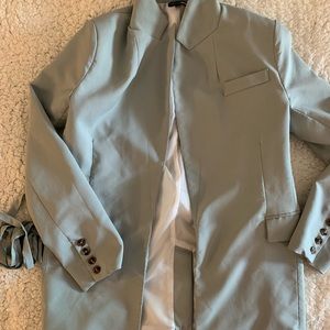 Powder blue blazer